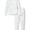 Kids Petite Plume Kid's Pima Snug Fit Pajama Set in Après Ski