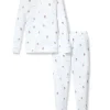 Kids Petite Plume Kid's Pima Snug Fit Pajama Set in Bateau