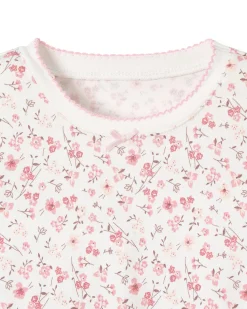 Kids Petite Plume Kid's Pima Snug Fit Short Set in Sweethearts
