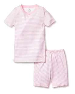 Kids Petite Plume Kid's Pima Snug Fit Short Set in