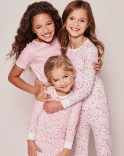 Kids Petite Plume Kid's Pima Snug Fit Short Set in