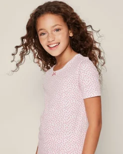 Kids Petite Plume Kid's Pima Snug Fit Short Set in Dorset Floral