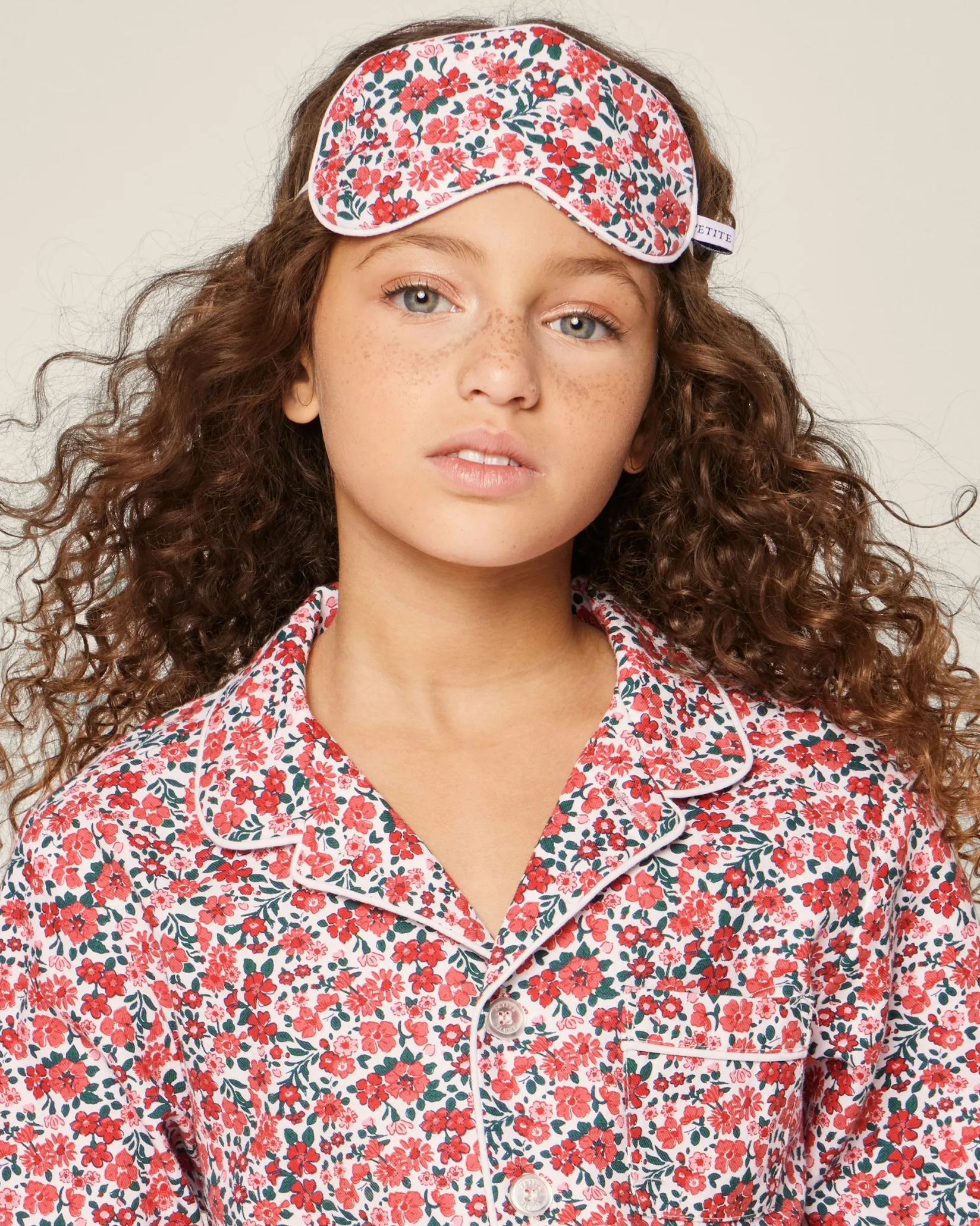Kids Petite Plume Kid's Sleep Mask in Fleurs des Bois