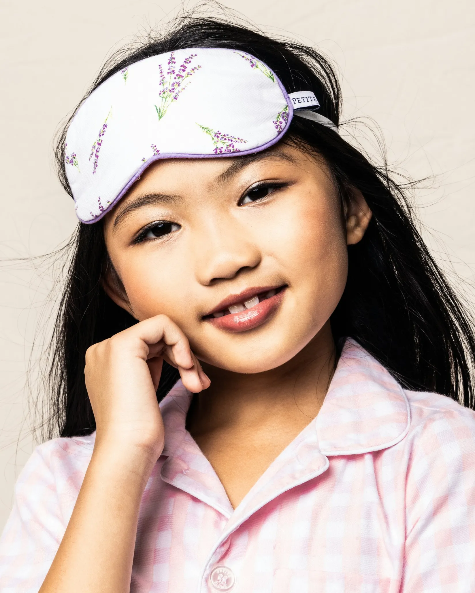 Kids Petite Plume Kid's Sleep Mask in Fleurs des Bois