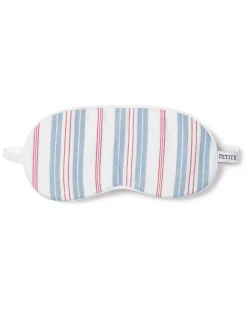 Kids Petite Plume Kid's Sleep Mask in Vintage French Stripes