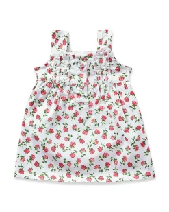 Kids Petite Plume Kid's Twill Doll Nightgown in Love Lines
