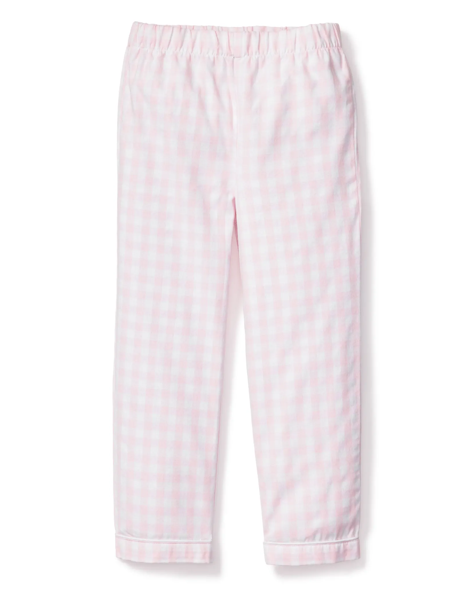 Kids Petite Plume Kid's Twill Pajama Pants in Pink Gingham