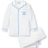 Kids Petite Plume Kid's Twill Pajama Set Hotel del Coronado x