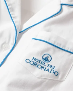 Kids Petite Plume Kid's Twill Pajama Set Hotel del Coronado x