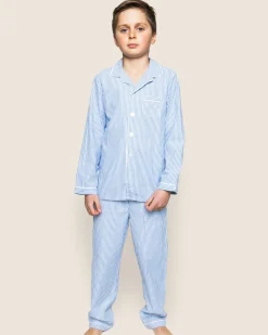 Kids Petite Plume Kid's Twill Pajama Set in