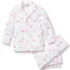 Kids Petite Plume Kid's Twill Pajama Set in Flamingos