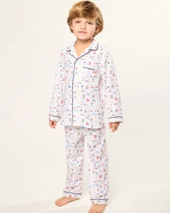 Kids Petite Plume Kid's Twill Pajama Set in Literary Lessons