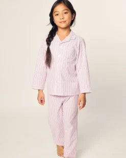 Kids Petite Plume Kid's Twill Pajama Set in Sweethearts