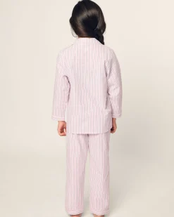 Kids Petite Plume Kid's Twill Pajama Set in Sweethearts