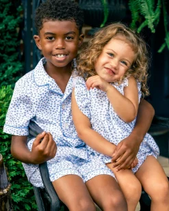 Kids Petite Plume Kid's Twill Short Set in