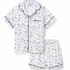 Kids Petite Plume Kid's Twill Short Set in Literary Lessons