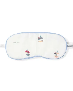 Kids Petite Plume Kid's Twill Sleep Mask in Flamingos