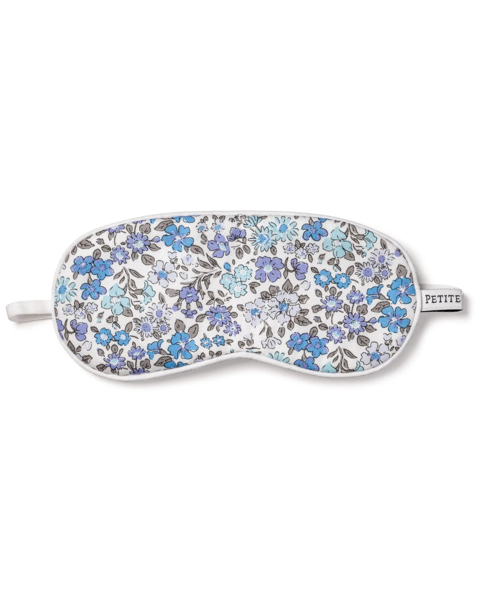 Kids Petite Plume Kid's Twill Sleep Mask in Fleur D'Azur