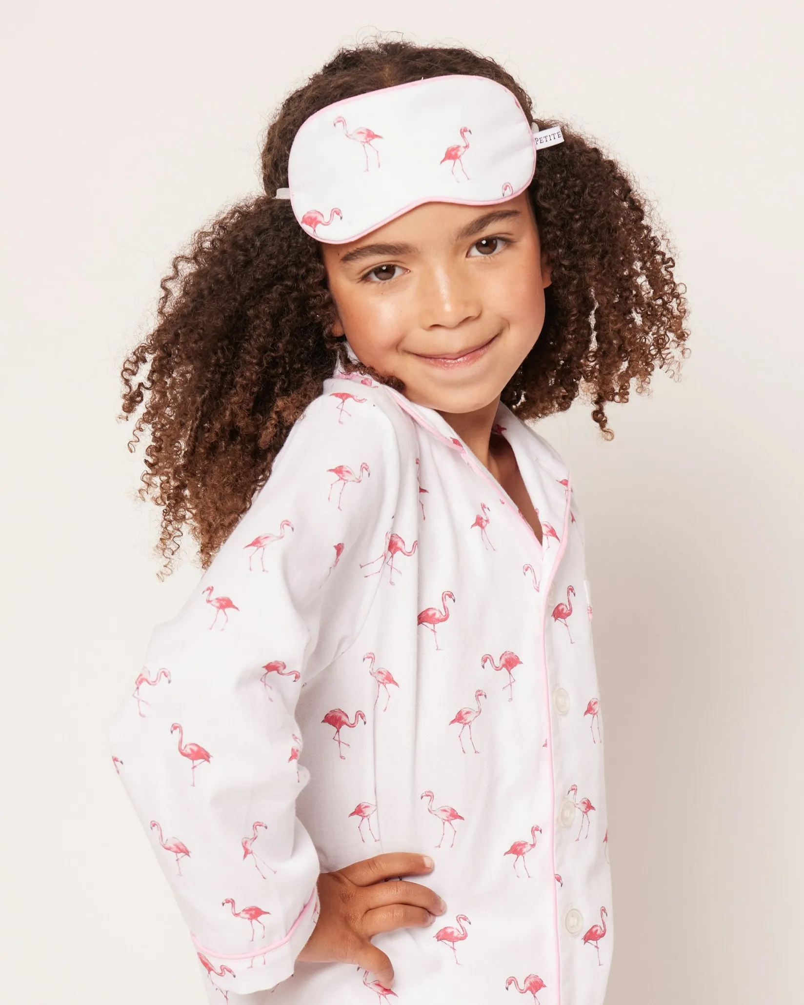 Kids Petite Plume Kid's Twill Sleep Mask in Coastal Charms