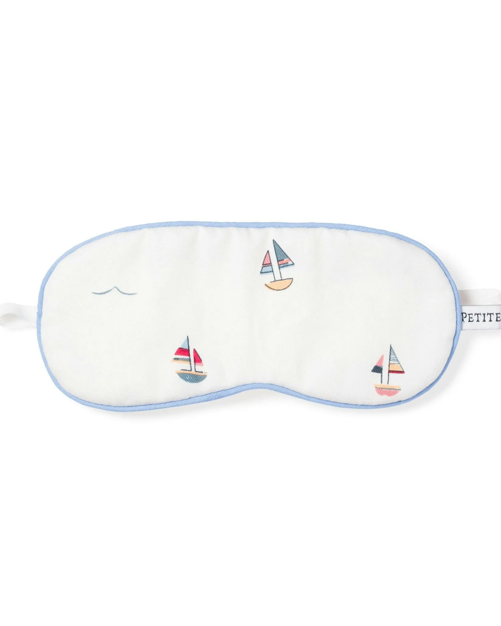Kids Petite Plume Kid's Twill Sleep Mask in Coastal Charms