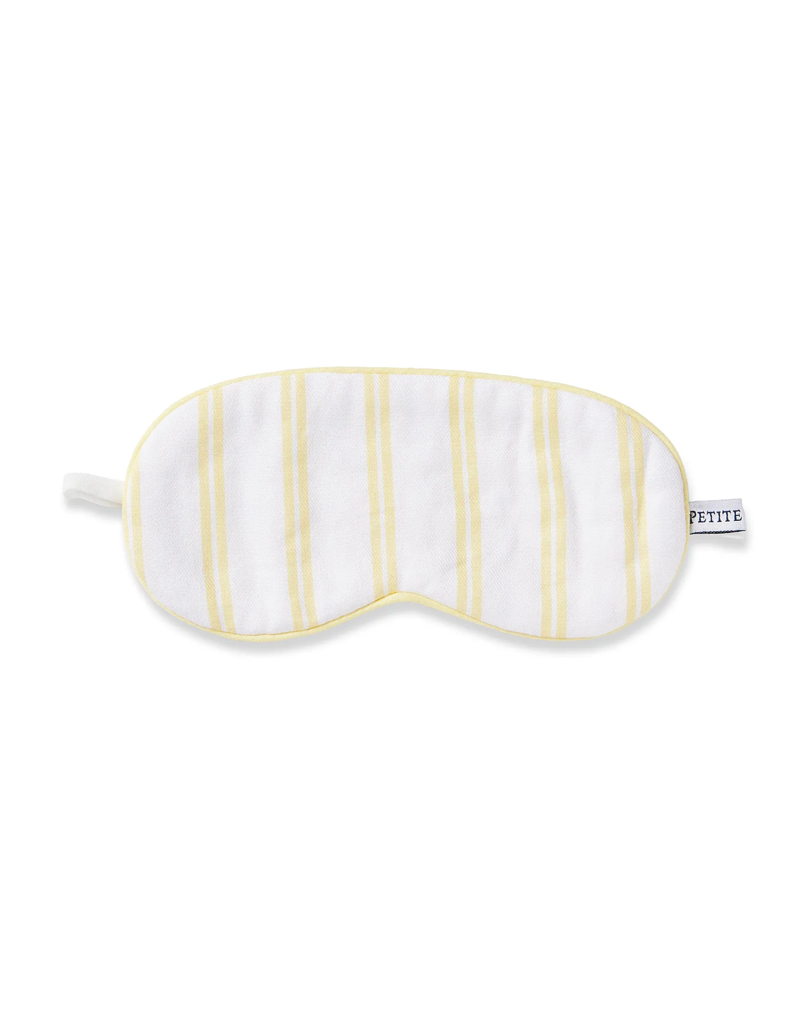 Kids Petite Plume Kid's Twill Sleep Mask in Sunny Stripe