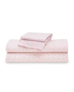 Petite Plume Luxe Premium Cotton Bed Sheets in Timeless Toile