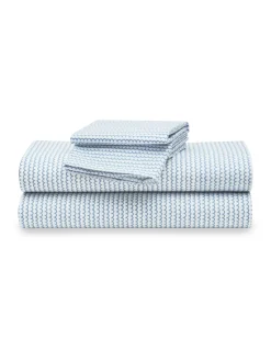Petite Plume Luxe Premium Cotton Bed Sheets in Timeless Toile