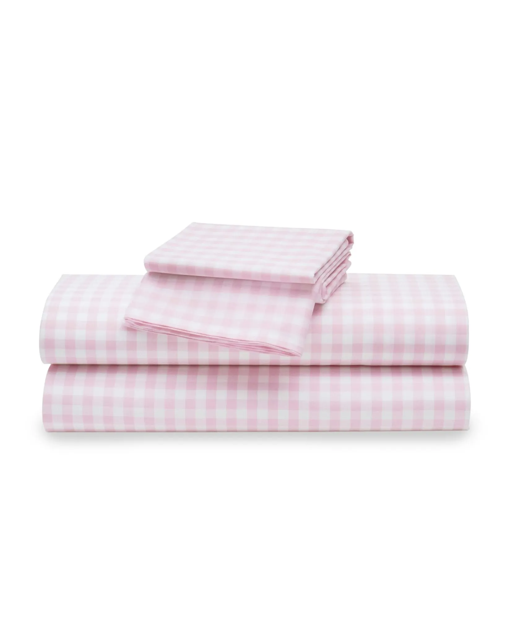 Petite Plume Luxe Premium Cotton Bed Sheets in Navy Gingham