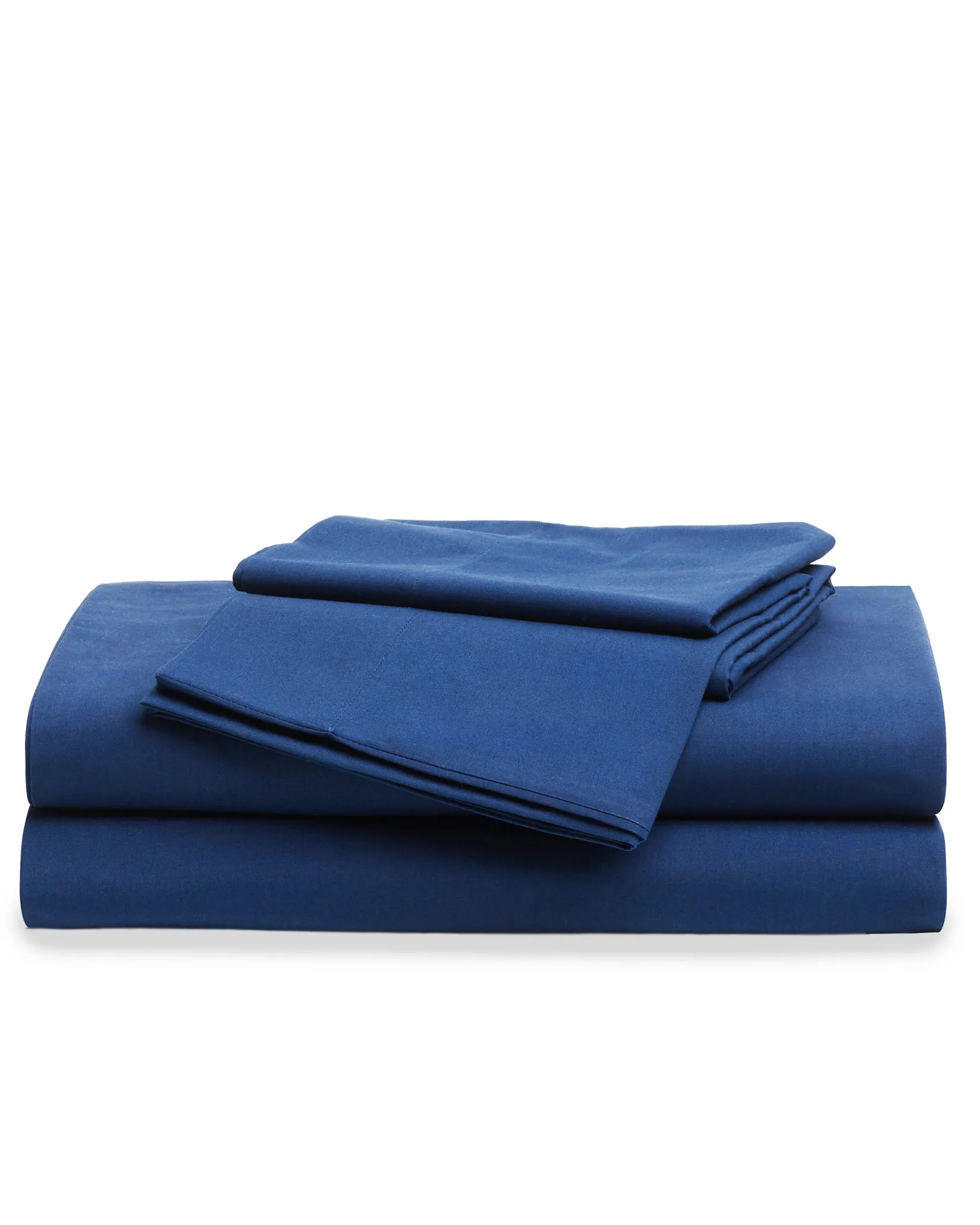 Petite Plume Luxe Premium Cotton Bed Sheets in Navy