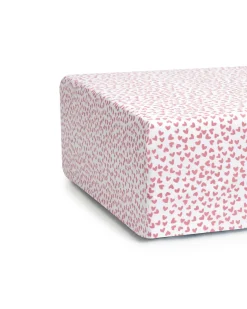 Petite Plume Luxe Premium Cotton Crib Sheet in La Mer