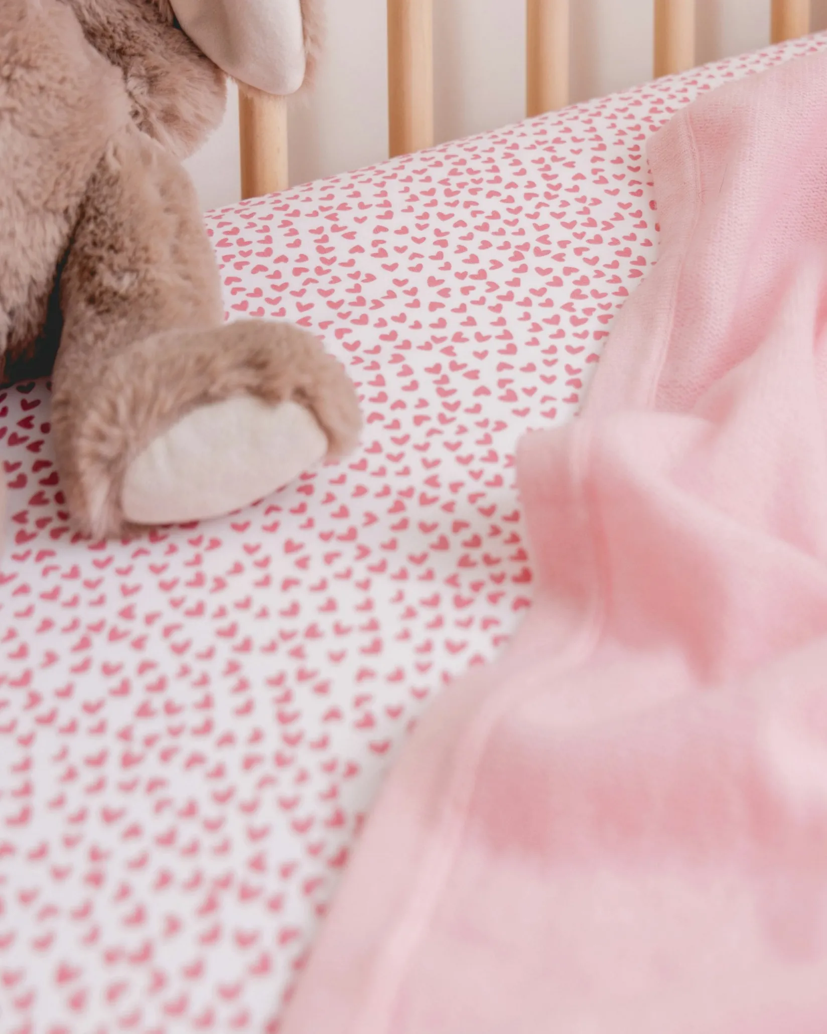 Petite Plume Luxe Premium Cotton Crib Sheet in La Mer
