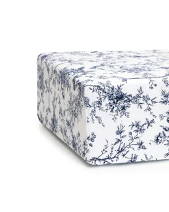 Petite Plume Luxe Premium Cotton Crib Sheet in La Mer