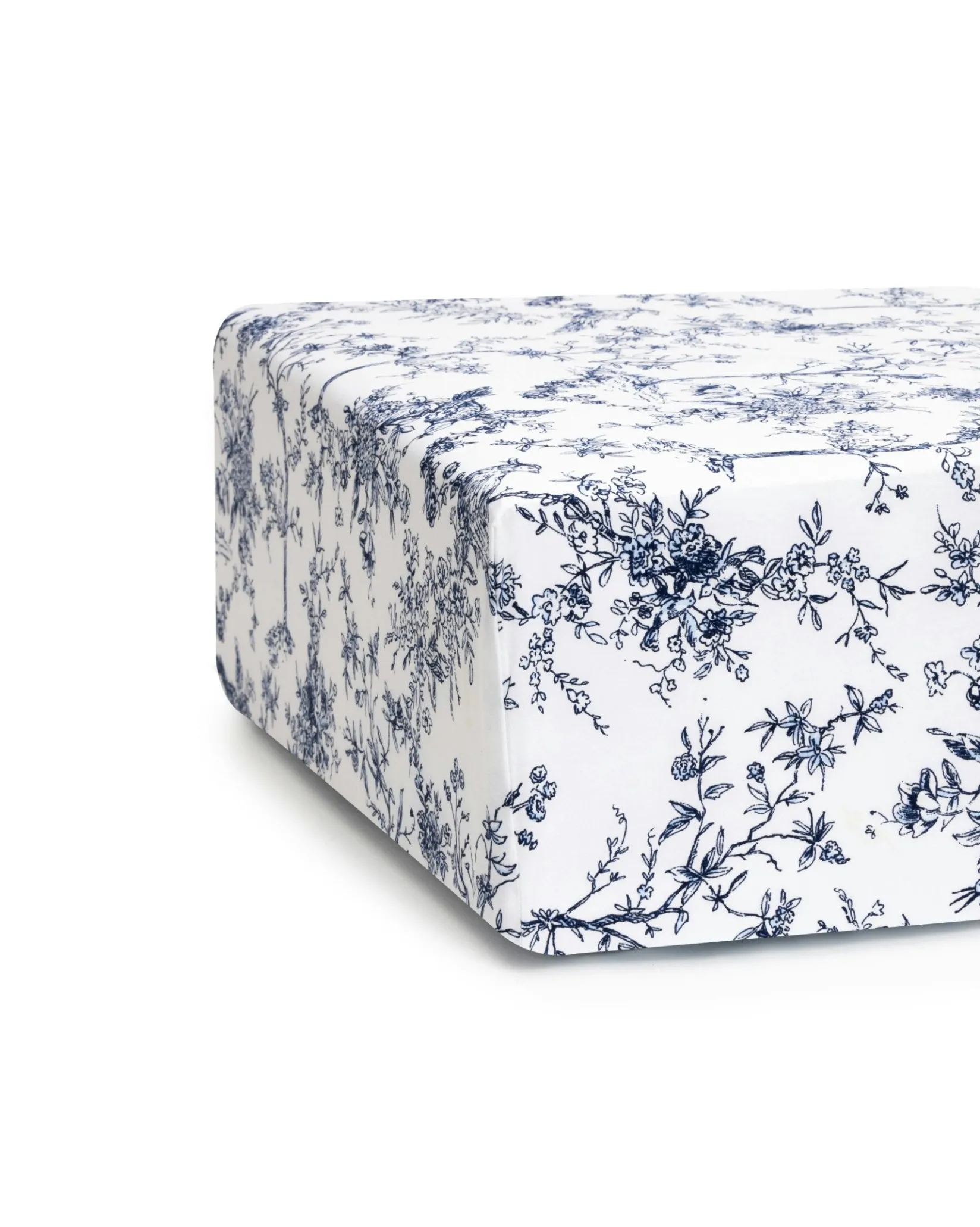 Petite Plume Luxe Premium Cotton Crib Sheet in La Mer
