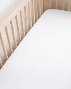 Petite Plume Luxe Premium Cotton Crib Sheet in White