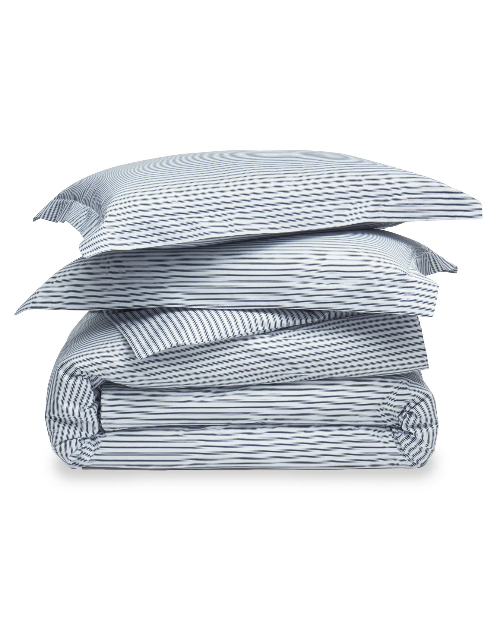 Petite Plume Luxe Premium Percale Duvet Set in Timeless Toile