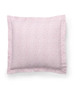 Petite Plume Luxe Premium Percale Euro Sham in Navy French Ticking
