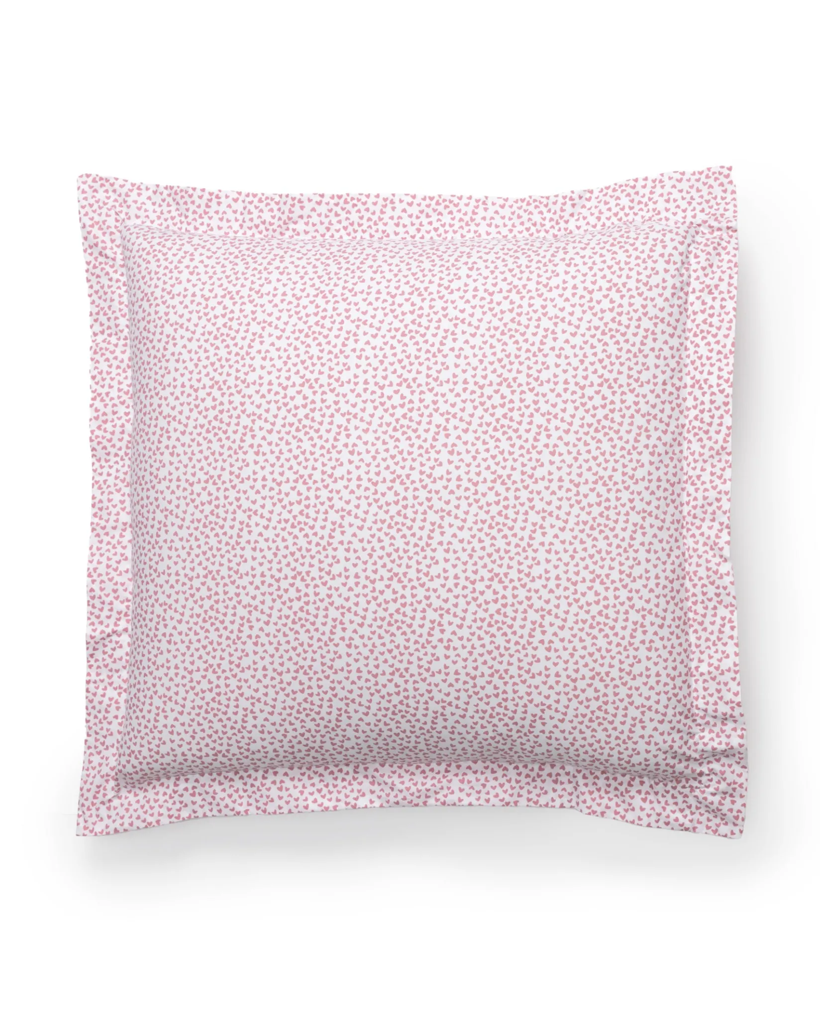 Petite Plume Luxe Premium Percale Euro Sham in Navy French Ticking