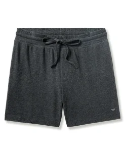 Petite Plume Men's 5" Pima Short in Dark Heather Grey