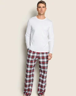 Petite Plume Men's Brushed Cotton Pajama Pant in Imperial Tartan