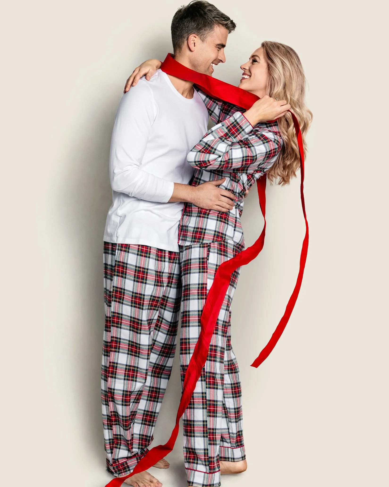 Petite Plume Men's Brushed Cotton Pajama Pant in Imperial Tartan