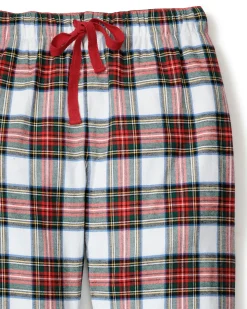 Petite Plume Men's Brushed Cotton Pajama Pant in Imperial Tartan