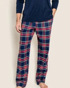 Petite Plume Men's Brushed Cotton Pajama Pant in Imperial Tartan