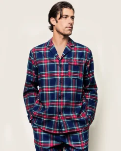 Petite Plume Men's Brushed Cotton Pajama Set in Windsor Tartan