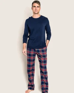 Petite Plume Men's Brushed Cotton Pants in Windsor Tartan