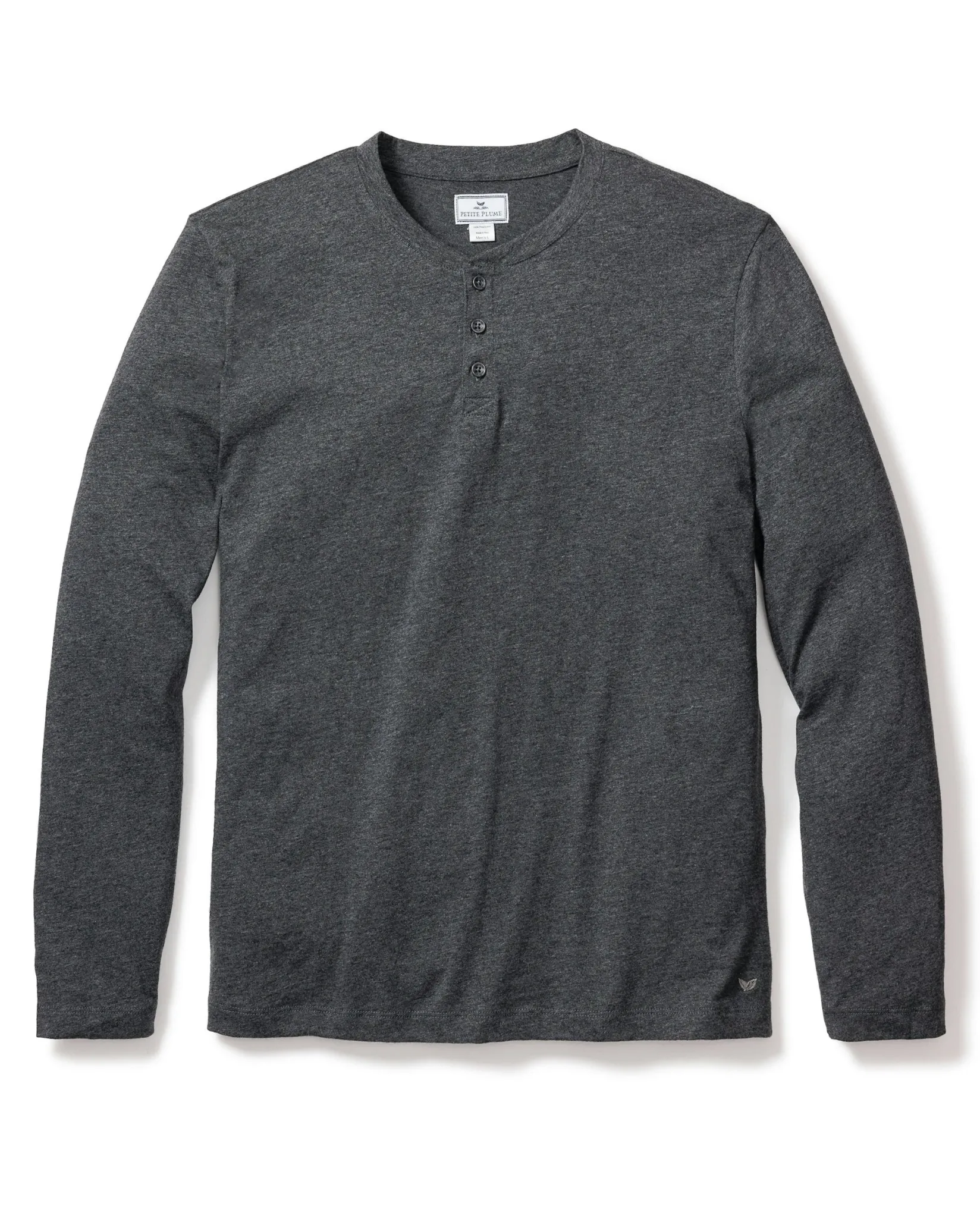 Petite Plume Men's Pima Henley in Navy