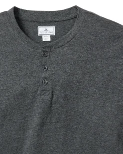 Petite Plume Men's Pima Henley in Navy