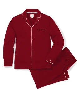Petite Plume Men's Pima Pajama Set in Evergreen