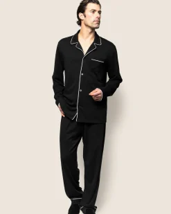 Petite Plume Men's Pima Pajama Set in Evergreen