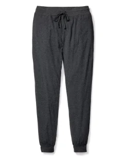 Petite Plume Men's Pima Pants in Dark Heather Grey