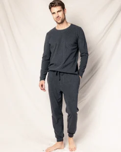 Petite Plume Men's Pima Pants in Dark Heather Grey